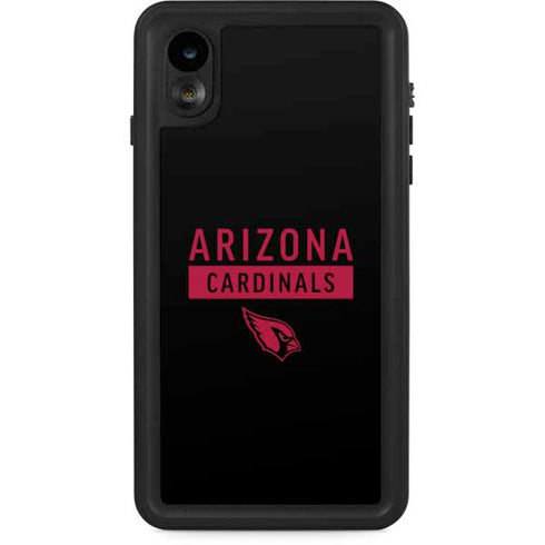 NFL Arizona Cardinals Black Performance Series iPhone XR Waterproof Case