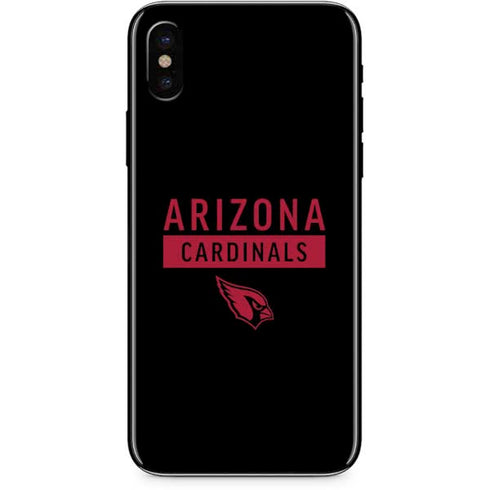 NFL Arizona Cardinals Black Performance Series iPhone XS Max Skin