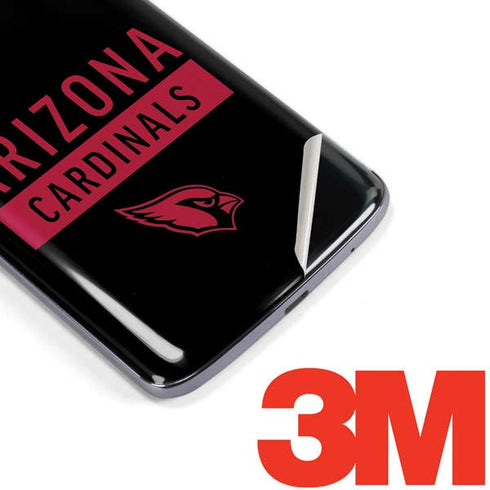 NFL Arizona Cardinals Black Performance Series Moto E5 Plus Skin