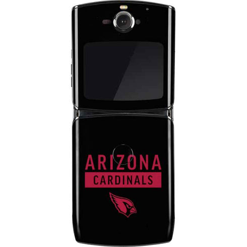NFL Arizona Cardinals Black Performance Series Motorola RAZR Skin