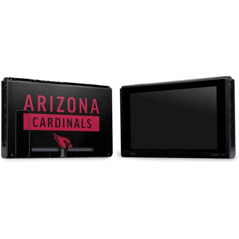 NFL Arizona Cardinals Black Performance Series Nintendo Switch Bundle Skin