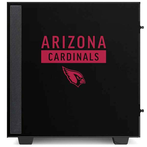 NFL Arizona Cardinals Black Performance Series NZXT H510 Compact ATX Mid-Tower Case Skin