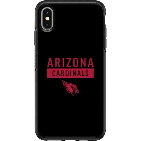 NFL Arizona Cardinals Black Performance Series Otterbox Symmetry iPhone Skin