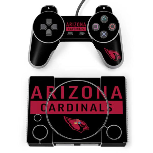 NFL Arizona Cardinals Black Performance Series PlayStation Classic Bundle Skin