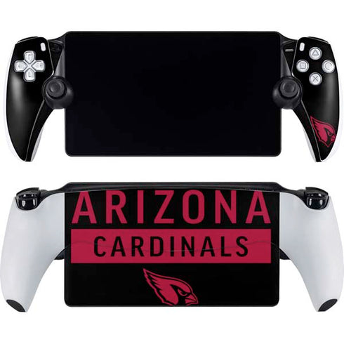 NFL Arizona Cardinals Black Performance Series PlayStation Portal Remote Player Skin