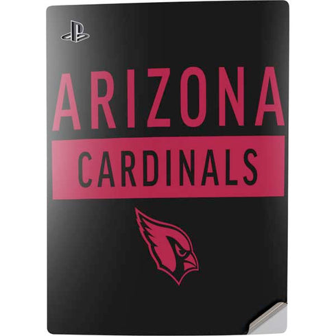 NFL Arizona Cardinals Black Performance Series PS5 Digital Edition Console Skin