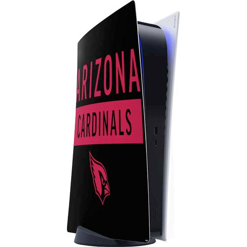 NFL Arizona Cardinals Black Performance Series PS5 Digital Edition Console Skin