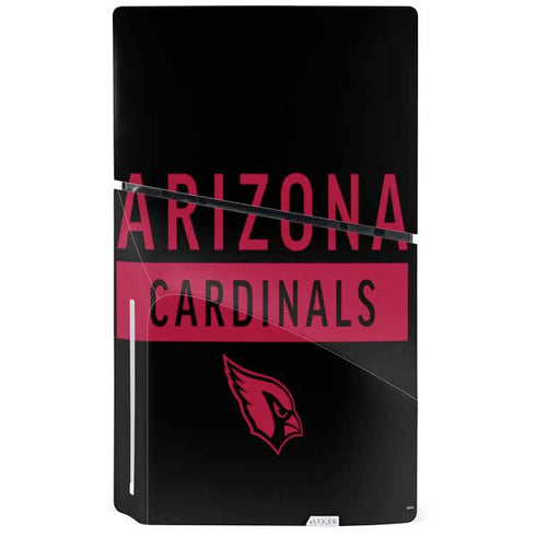 NFL Arizona Cardinals Black Performance Series PS5 Slim Disk Bundle Skin