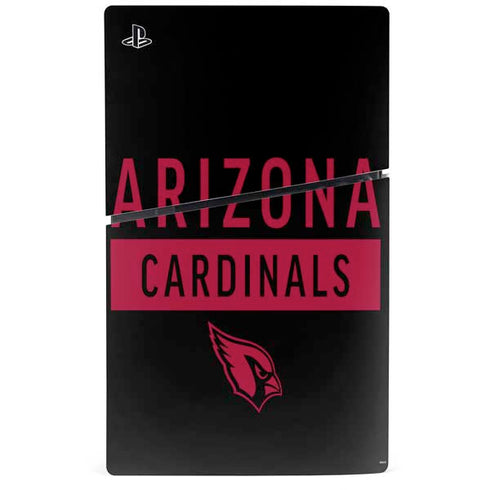 NFL Arizona Cardinals Black Performance Series PS5 Slim Digital Edition Bundle Skin