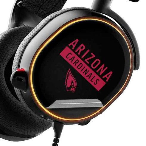 NFL Arizona Cardinals Black Performance Series SteelSeries Arctis 3 Skin