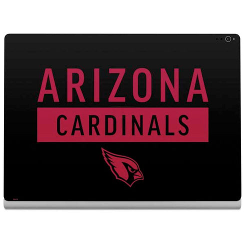 NFL Arizona Cardinals Black Performance Series Surface Book 2 15in Skin
