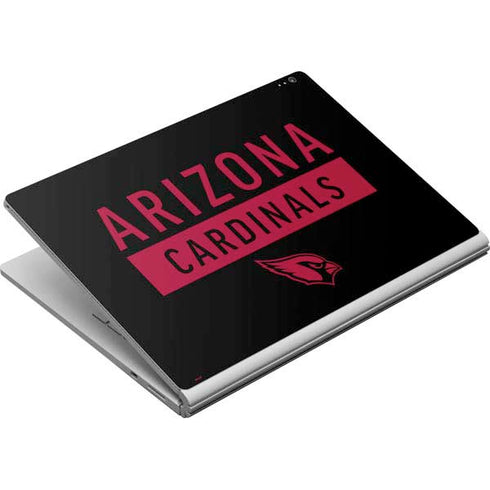 NFL Arizona Cardinals Black Performance Series Surface Book Skin