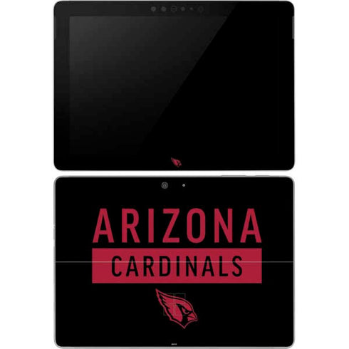 NFL Arizona Cardinals Black Performance Series Surface Go Skin