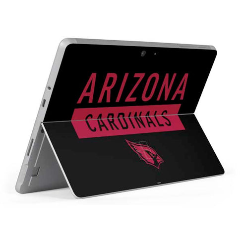 NFL Arizona Cardinals Black Performance Series Surface Go Skin