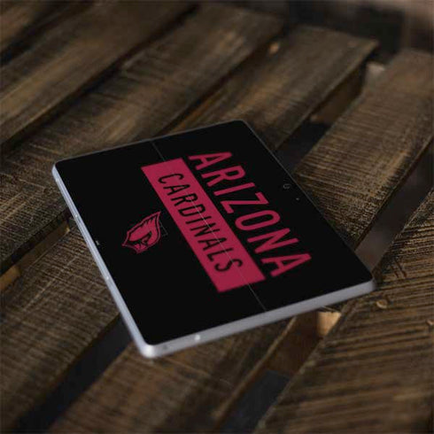 NFL Arizona Cardinals Black Performance Series Surface Go Skin