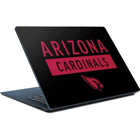 NFL Arizona Cardinals Black Performance Series Surface Laptop Skin