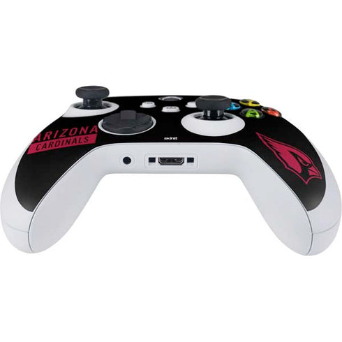 NFL Arizona Cardinals Black Performance Series Xbox Series S Controller Skin