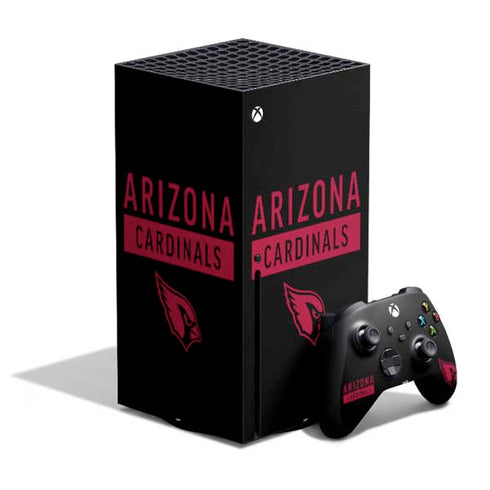 NFL Arizona Cardinals Black Performance Series Xbox Series X Bundle Skin