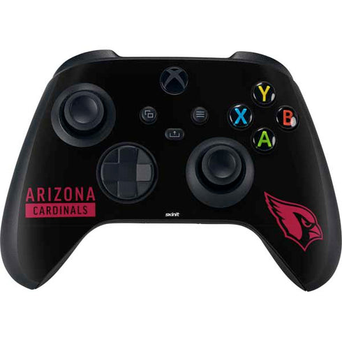 NFL Arizona Cardinals Black Performance Series Xbox Series X Controller Skin