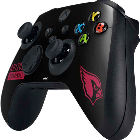 NFL Arizona Cardinals Black Performance Series Xbox Series X Controller Skin