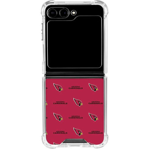 NFL Arizona Cardinals Blitz Series Galaxy Z Flip5 5G Clear Case