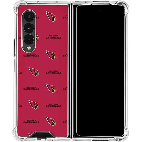 NFL Arizona Cardinals Blitz Series Galaxy Z Fold4 5G Clear Case