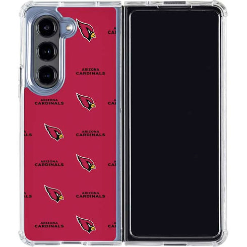 NFL Arizona Cardinals Blitz Series Galaxy Z Fold5 5G Clear Case