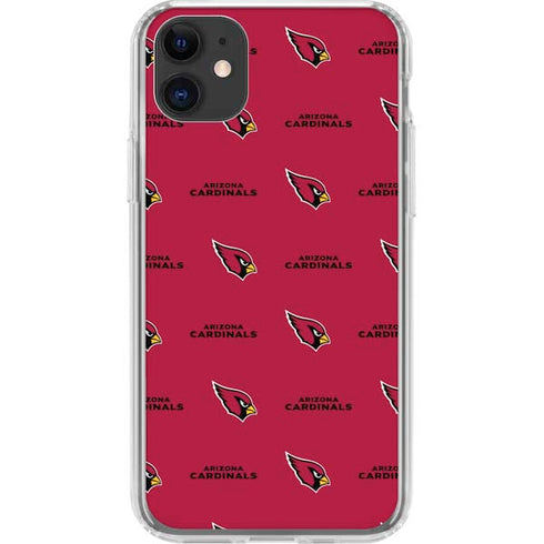 NFL Arizona Cardinals Blitz Series iPhone 11 Clear Case