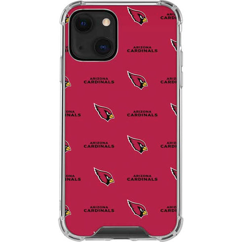 NFL Arizona Cardinals Blitz Series iPhone 13 Mini Clear Case