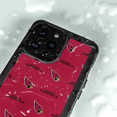 NFL Arizona Cardinals Blitz Series iPhone 14 Pro Max Waterproof Case