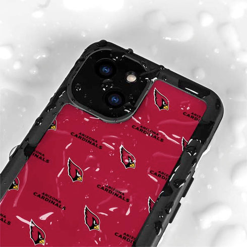 NFL Arizona Cardinals Blitz Series iPhone 15 Plus Waterproof Case