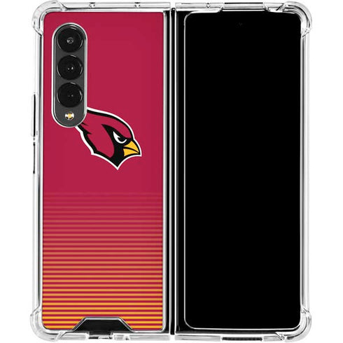 NFL Arizona Cardinals Breakaway Galaxy Z Fold4 5G Clear Case