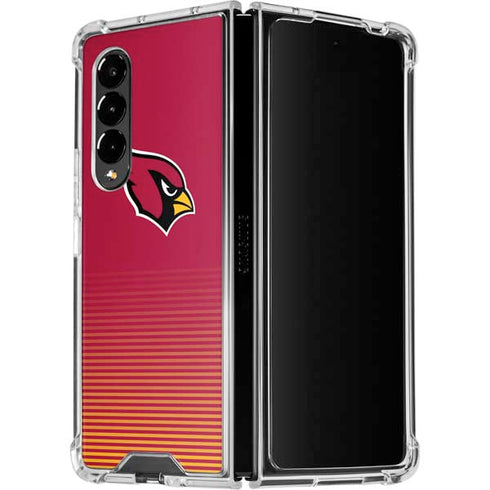 NFL Arizona Cardinals Breakaway Galaxy Z Fold4 5G Clear Case
