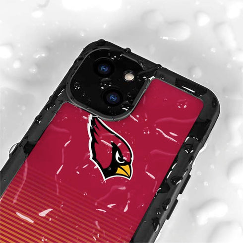 NFL Arizona Cardinals Breakaway iPhone 13 Mini Waterproof Case