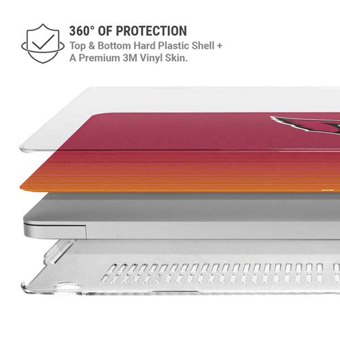NFL Arizona Cardinals Breakaway MacBook Pro 16in (2019-20) Case plus Skin