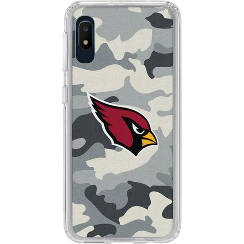 NFL Arizona Cardinals Camo Galaxy A10e Clear Case