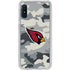 NFL Arizona Cardinals Camo Galaxy A10e Clear Case