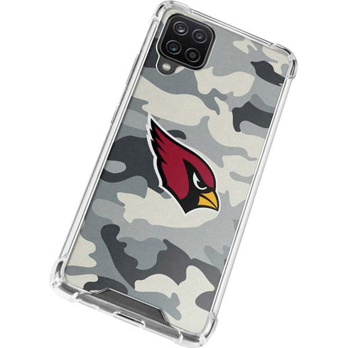 NFL Arizona Cardinals Camo Galaxy A12 Clear Case