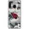 NFL Arizona Cardinals Camo Galaxy A21 Clear Case
