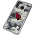 NFL Arizona Cardinals Camo Galaxy A21 Clear Case