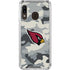 NFL Arizona Cardinals Camo Galaxy A30 Clear Case