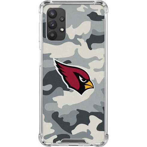 NFL Arizona Cardinals Camo Galaxy A32 5G Clear Case