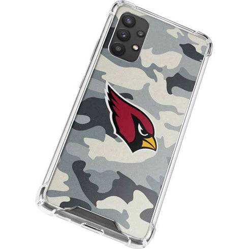 NFL Arizona Cardinals Camo Galaxy A32 5G Clear Case