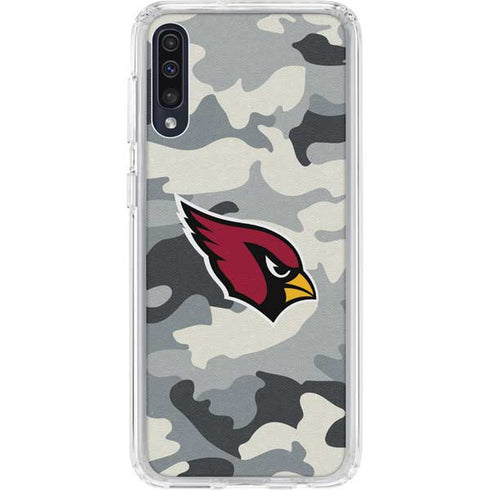 NFL Arizona Cardinals Camo Galaxy A50 Clear Case