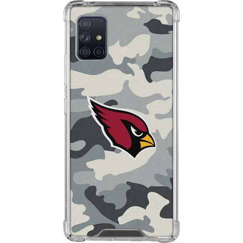 NFL Arizona Cardinals Camo Galaxy A51 5G Clear Case