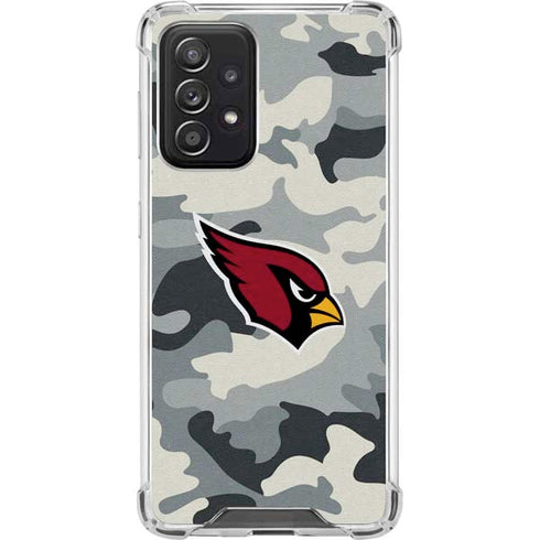 NFL Arizona Cardinals Camo Galaxy A52 5G Clear Case