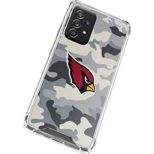 NFL Arizona Cardinals Camo Galaxy A52 5G Clear Case
