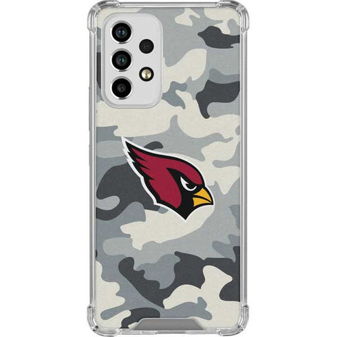 NFL Arizona Cardinals Camo Galaxy A53 5G Clear Case