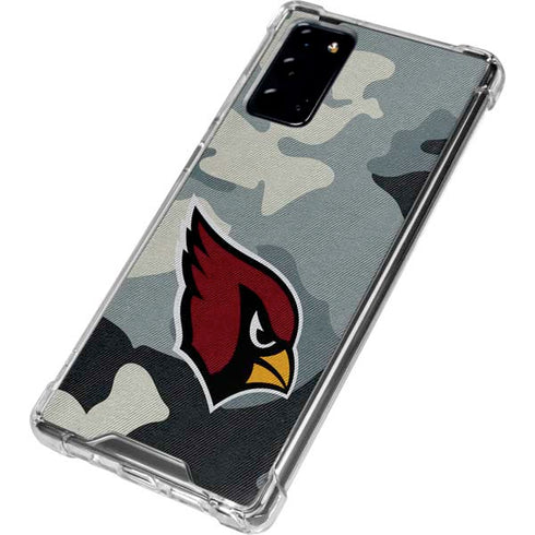 NFL Arizona Cardinals Camo Galaxy Note20 5G Clear Case