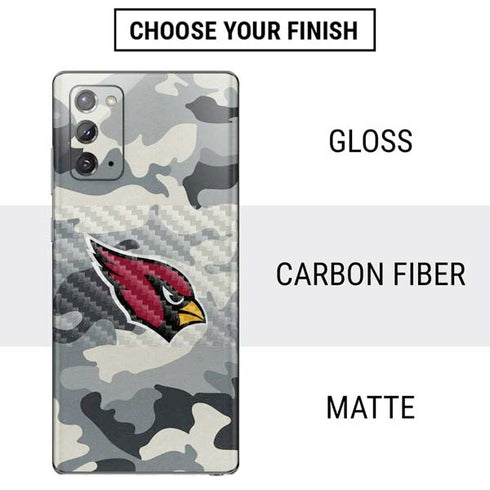 NFL Arizona Cardinals Camo Galaxy Note20 5G Skin